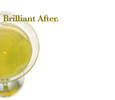 green martini with lime wedge