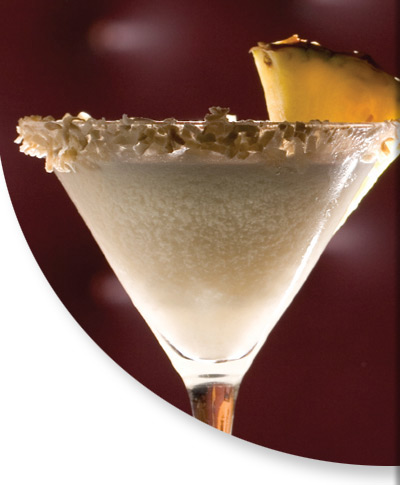 coconut martini with lime